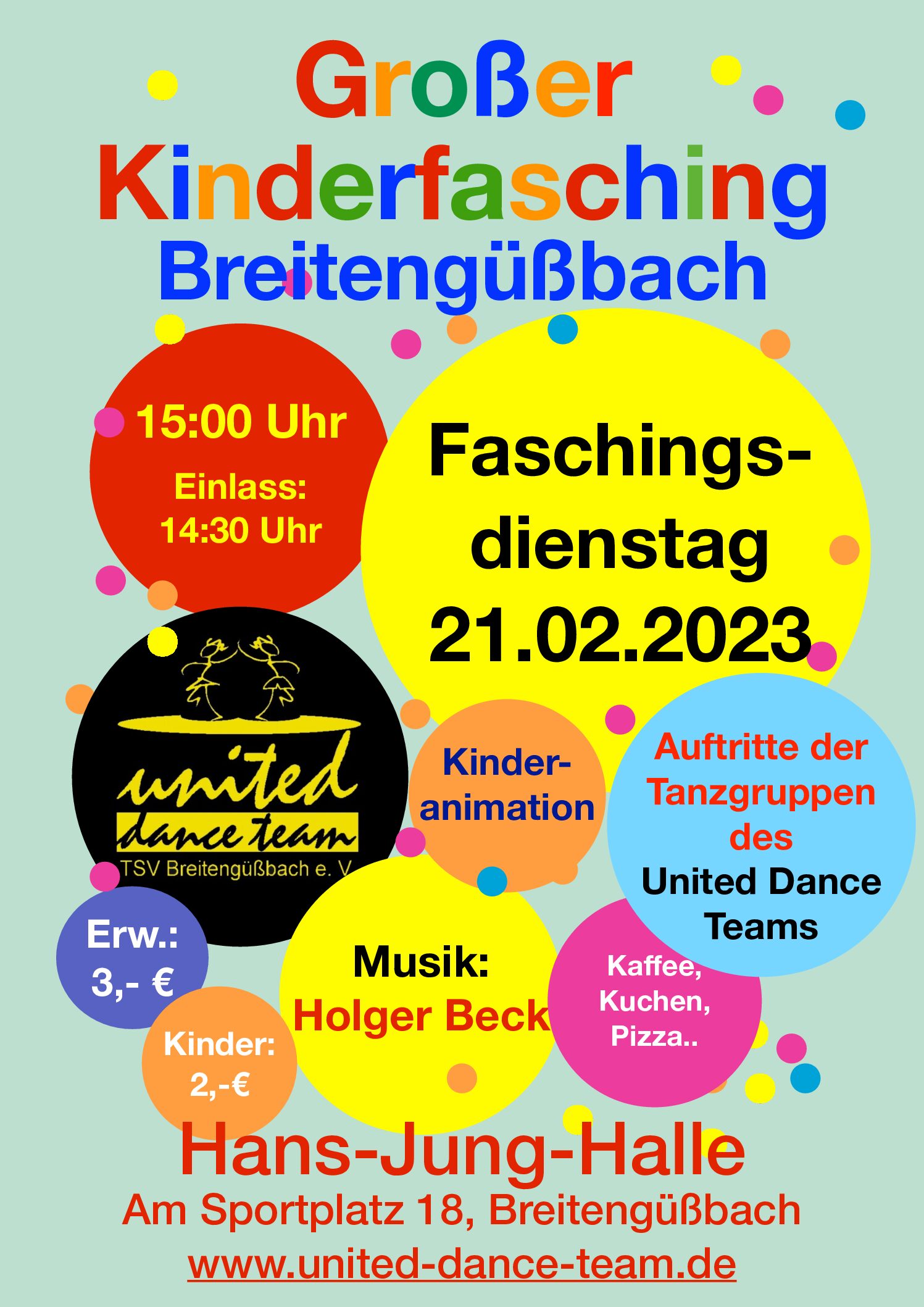 Read more about the article Großer Kinderfasching am Faschingsdienstag