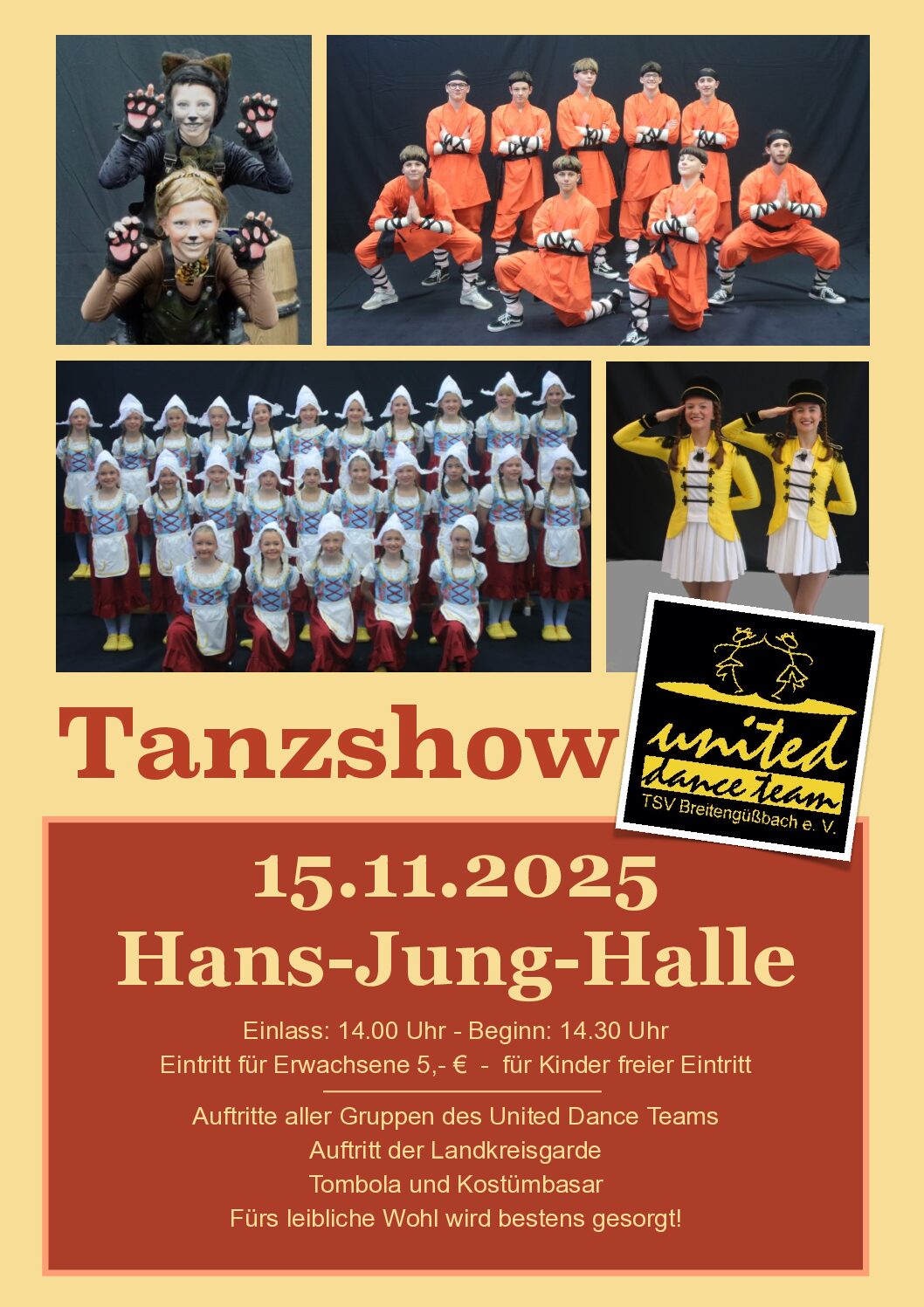 Du betrachtest gerade Große Tanzshow zum Faschingsanfang mit Auftritten aller Gruppen