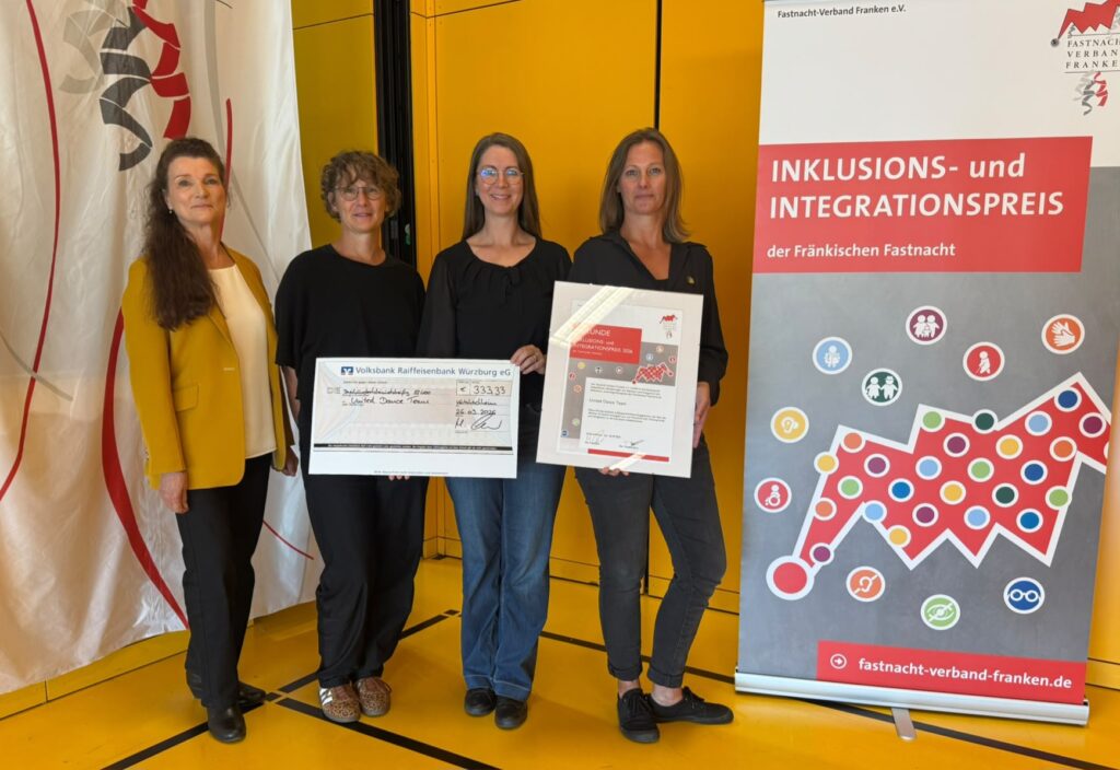 Trainerteam der Bewegungshelden ( re . n. li.)
Claudia Gut, Manuela Amann, Astrid Scholz und Abteilungsleitung Birgit Schönborn-Herrmann